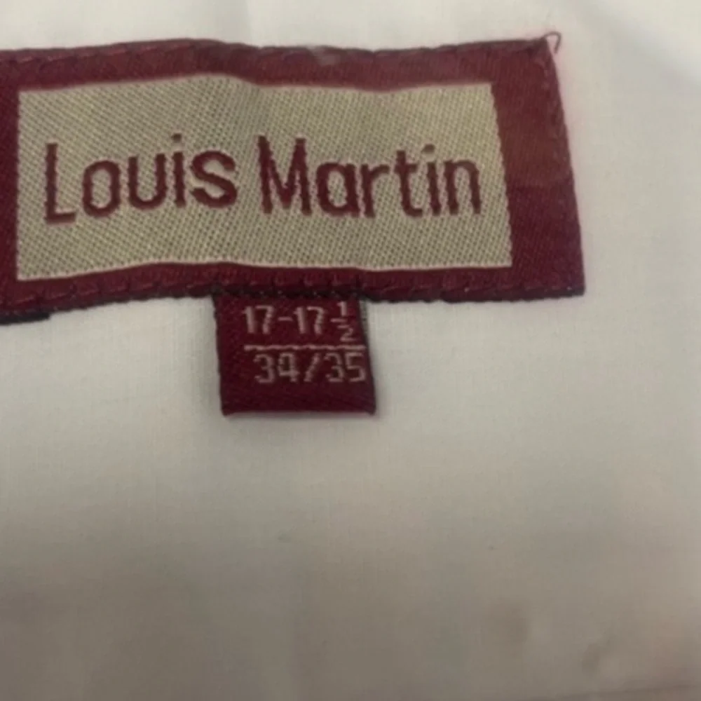 Mens white dress shirt size 17-17 1/2 - Picture 2 of 3